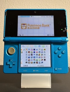 ニンテンドー 3DS スカイブルー - ポケモンバンク・ポケムーバー　+　VC 16作品　+　その他29作品 　ダウンロード済 