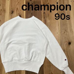 90s champion チャンピオン リバースウィーブ 復刻 ロングリブ ヴィンテージ 日本サラリー 無地 目なし sweat スウェット 玉mc3333