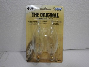 2ビンテージスタイルバルブVINTAGE STYLE BULB　12口金40W120V