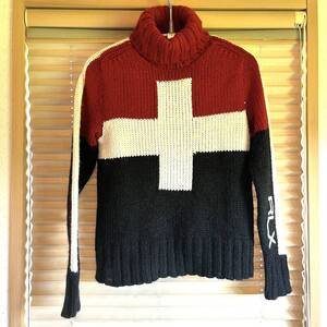 新品 RLX POLO RALPH LAUREN 1992 turtle neck sweater セーター タートルネック rrl country sport 1992 1993 stadium p wing snow beach