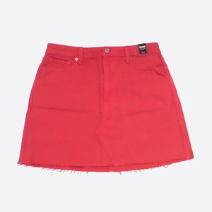 ★SALE★Abercrombie & Fitch/アバクロ★後染めデニムスカート (Red/29)