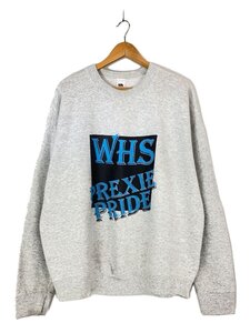 FRUIT OF THE LOOM◆90s/WHS PREXIE PRIDE/USA製/スウェット/XXL/コットン/グレー