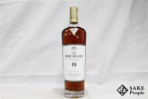 ◇1円～ ザ・マッカラン 18年 2023 シェリーオークカスク 700ml 43% スコッチ