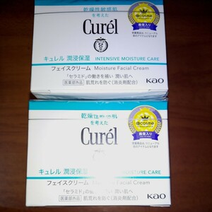 キュレル Curel潤浸保湿クリーム40㌘ フェイスクリーム 2個セット 定形外210円 新品 お買い得 花王キュレル 