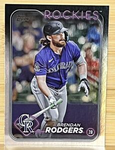 2024 Topps Series 1 ブレンダン・ロジャース Brendan Rodgers Silver Holo #322