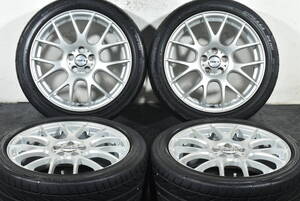 ☆トムス TOM’S TM-05 17インチ☆PCD100 7J +48☆ダンロップ ディレッツァ☆215/45R17☆プリウス カルディナ ウィッシュ レクサス CT☆