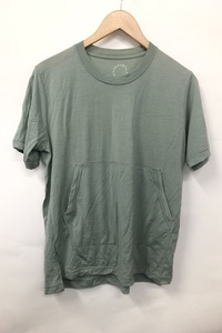 【送料無料】東京)山と道 Light Meirno Kangaroo Pocket T-Shirt Granite Green カンガルーポケット Tee