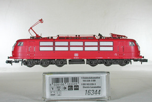 MINITRIX #16344 ＤＢ-ＡＧ ＢＲ１０３.１型電気機関車 ＤＢ角ロゴ、オリエンタルレッド　ＩＲ列車牽引機 DCC+Sound