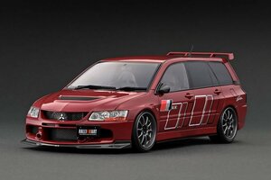 Ignition Model IG2771 イグニッションモデル 1/18 2005年モデル 三菱 Mitsubishi Lancer Evolution Wagon (CT9W) レッド