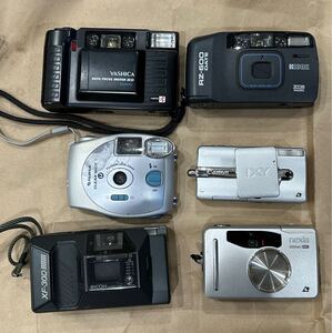 ●1円スタート カメラまとめ FUJIFILM Canon YASHICA コンパクトカメラ フィルムカメラ まとめ売り ジャンク品