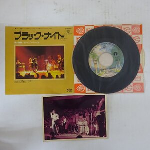 10048466;【国内盤/写真付き/7INCH】Deep Purple / Black Night (Live Version)