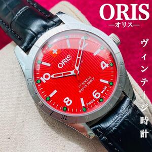 ORIS/オリス★【整備済み】超美品・稼働品/ヴィンテージ/スイス/ 17J/メンズ腕時計/アンティーク/機械式手巻き/アナログ/革ベルト740