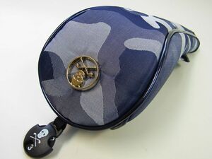 正規★MARK&LONA マーク&ロナ★Gauge Camo Head Cover サークルスカルカモヘッドカバーFW用【MLS-2C-SH02】ネイビー紺【本物保証】CORDURA