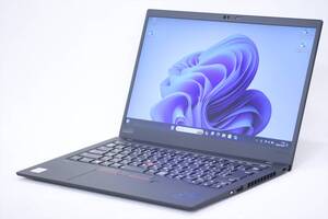 1円～ 良品 WQHD液晶 Corei7 Windows11 バッテリー良好 Lenovo ThinkPad X1 Carbon Gen7 i5-10210U RAM8GB SSD512GB 14.0インチ LTE対応