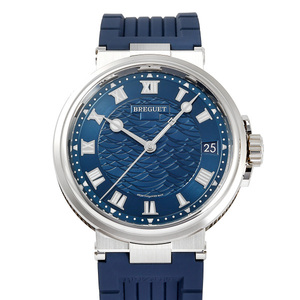 ブレゲ Breguet マリーン 5517BB/Y2/5ZU ブルー文字盤 中古 腕時計 メンズ