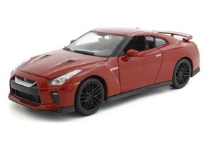 送料710円 ブラゴ 1/24 日産 GT-R レッド BUR21082R 新品未開封品 ①