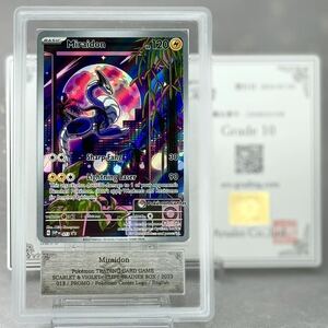 【 ARS鑑定 10 】ミライドン プロモ 英語版 鑑定書付き ポケモンカードゲーム ポケカ Miraidon English PSA BGS ARS 鑑定品 PSA10 ARS10