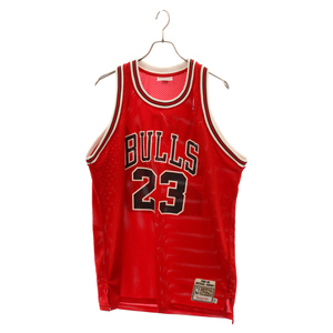 ミッチェル アンド ネス ×NBA CHICAGO#23 ブルズ マイケルジョーダン バスケットボールユニフォーム ノースリーブ 1988-89