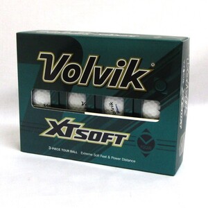 Volvik XT SOFT ホワイト 1箱 12球 日本正規品 ボルビック ヴォルヴィック ゴルフボール 3ピース