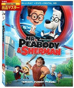 新品BD送料無料☆ ミスター・ピーボディ＆シャーマン ★日本未発売アニメ/Mr.Peabody & Sherman/ドリームワークス