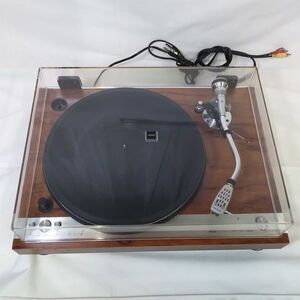 04839 【中古・現状品】 レコードプレーヤー MICRO DD-5 ／ カートリッジ SHURE M44G 動作確認済 左右スピーカーからノイズ ターンテーブル