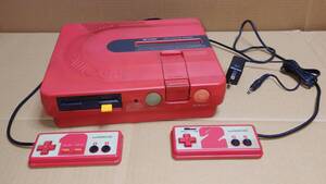 シャープ ツインファミコン　AN-500R 動作品 / SHARP TWIN FAMICOM