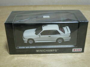 MINICHAMPS / ミニチャンプス 1/43 BMW M3 (E30) 1987 White/ホワイト 白 ミニカー 送¥660～　MINICHAMPS