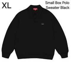 Supreme Small Box Polo Sweater "Black"XL