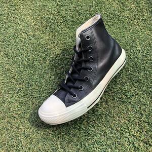 美品23.5 converse×MHL. LEA ALLSTAR HIコンバース×マーガレット ハウエル レザーオールスターハイ HA299