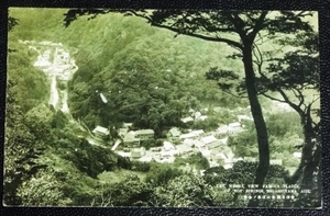 1367☆☆絵葉書・戦前・東山温泉全景・絵はがき☆