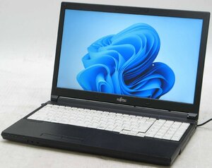 富士通 Lifebook A576/N FMVA1200G ■ i5-6200U/SSD/DVDマルチ/無線/第6世代/テンキー/最新OS搭載/Windows11 ノートパソコン #50