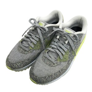 【1円】NIKE GOLF ナイキゴルフ CZ0196-124 スパイクレス ゴルフシューズ AIR MAX 90 グレー系 27 [240101339399]