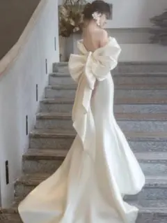 ウエディングドレス　ドレス　結婚式　ブライダル　ウェディング　レース