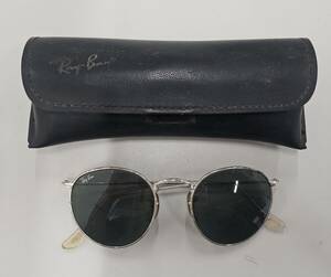 M-7528　【同梱不可】980円～ 現状品　Ray-Ban 　レイバン　サングラス　丸形　服飾小物