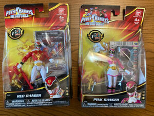 Power Rangers megaforce red ranger and pink ranger 海外 即決