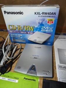 ポータブルCDドライブ KXL-RW40AN Panasonic 中古