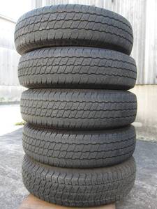 YOKOHAMA SUPER　VAN356　195/80 R15　LTタイヤ5本　中古