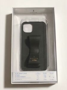 未開封 LANVIN en Bleu iPhoneケース ランバンオンブルー iPhone13 iPhone ケース リボン 13