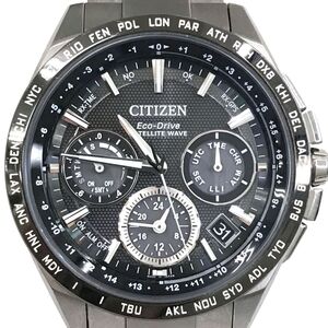 美品 CITIZEN シチズン ATTESA アテッサ エコドライブ 腕時計 CC9015-54E GPS衛星 電波ソーラー サテライトウエーブ チタン 動作確認済み