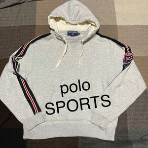 POLO SPORTS Ralph Lauren hoodie ラルフローレン ポロスポーツ 後付 パーカー スウェット 90s usa製 アメリカ製