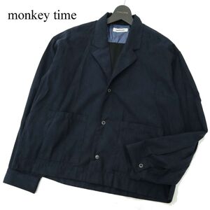 monkey time ユナイテッドアローズ 秋冬 AKE SUEDE CPO SHIRT★ フェイク スエード CPO シャツ ジャケット Sz.S　メンズ　A3T13407_B#N