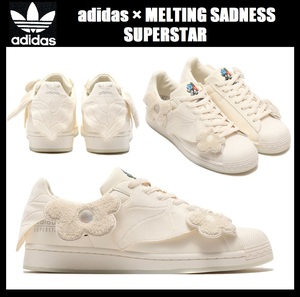 27.5cm ★新品 アディダス × メルティング サッドネス スーパースター スニーカー 白 コラボ adidas × MELTING SADNESS SUPERSTAR GZ2674