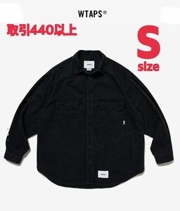 WTAPS 2023SS WCPO LS DENIM BLACK Sサイズ ダブルタップス デニムシャツ ブラック SMALL