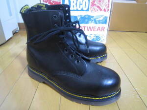 自宅保存新品★Dr.Martens（ドクターマーチン）★192/7ホールブーツ/スチールトゥー/ブラック/uk9/28cm/イングランド製