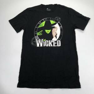 M WICKED ウィキッド ブロードウェイ Tシャツ ブラック USA製 半袖 リユース ultramto ts2282