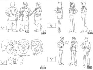 ①劇場版　こちら葛飾区亀有公園前派出所　こち亀　製作用資料　設定資料