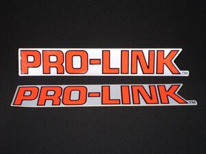 AC03 プロリンク 純正 スイングアームエンブレム x2 PROLINK デカール MBX50 ステッカー 2枚セット MTX XL シール XLX XLR CBX400f .gc4x2