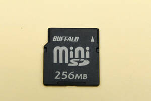 256MB miniSDカード　BUFFALO