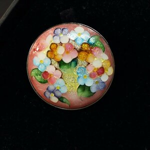 ◆◇銀線七宝 (Silver Wire Cloisonne ) ブローチ◇◆ヴィンテージのお洒落なアクセサリー women