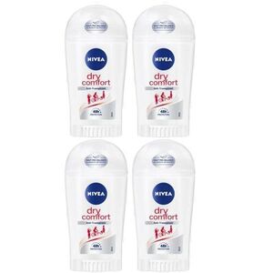 【4本セット】NIVEA ニベア デオドラント スティックタイプ Dry Comfort 48時間持続 40ml 【並行輸入品】